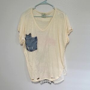 Jaded Gypsy Garden Fresh Top L XL Feedsack Hippie OS